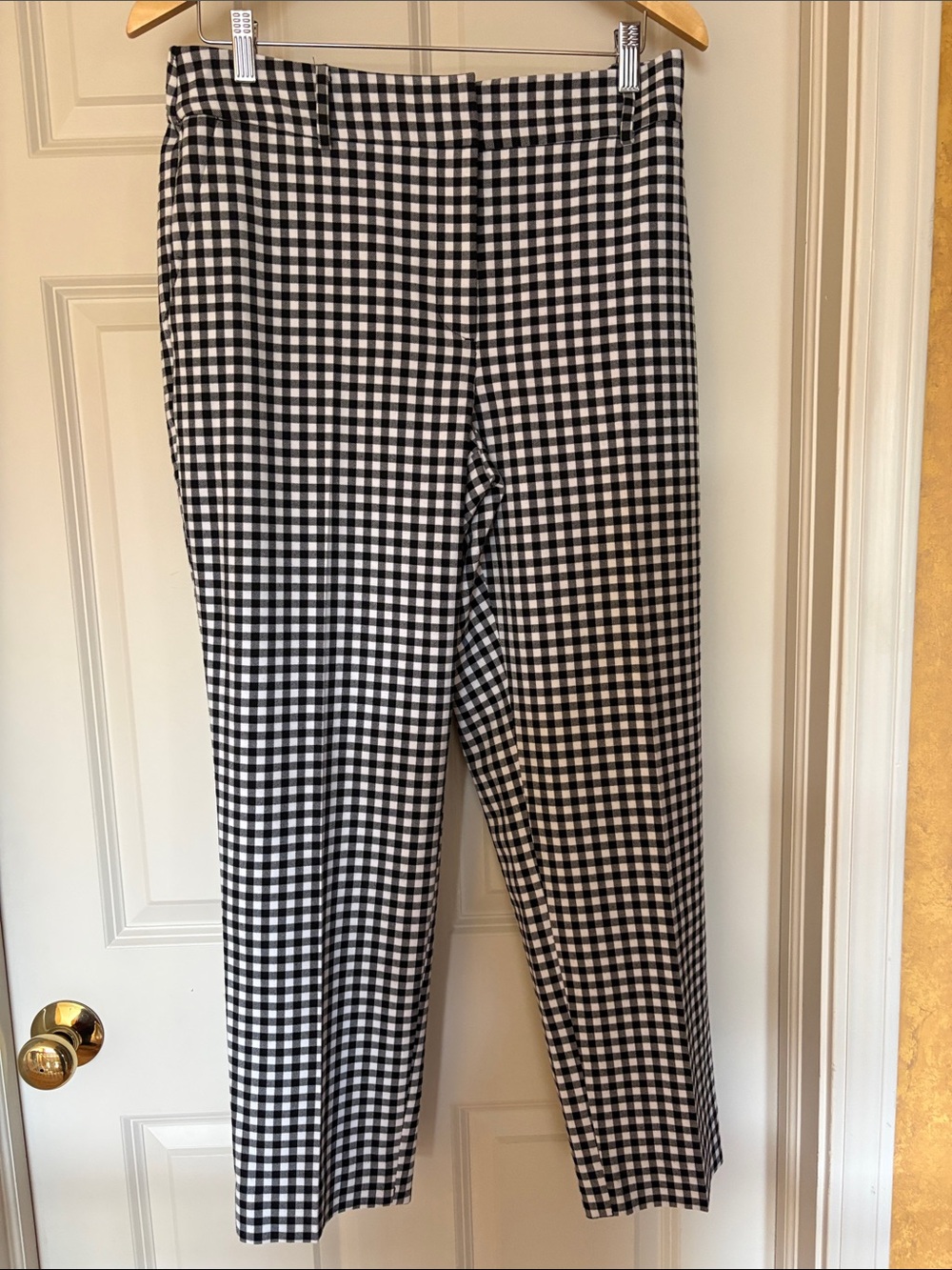 Talbots Black and White Gingham Pants